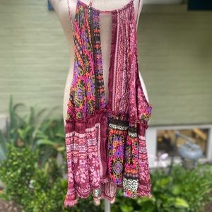 Free People High Neck Silky Blouse